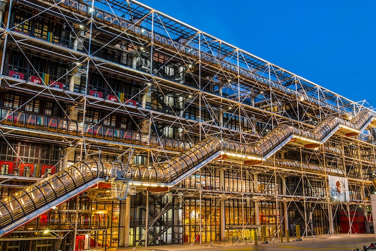 Centrul Pompidou de Renzo Piano